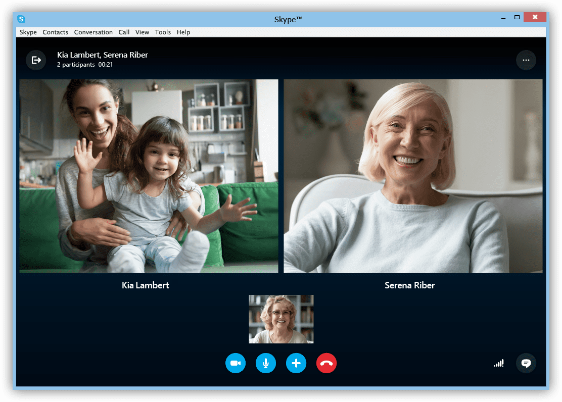 Skype Desktop Apps for Older Adults